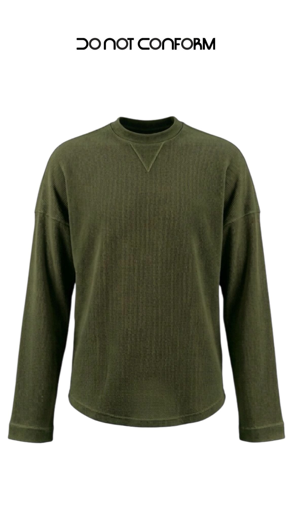 Longsleeve Waffle DONOT Military