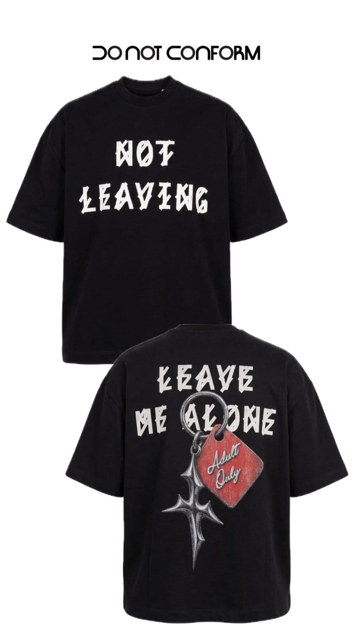 T Shirt DNC B “Not Leaving”
