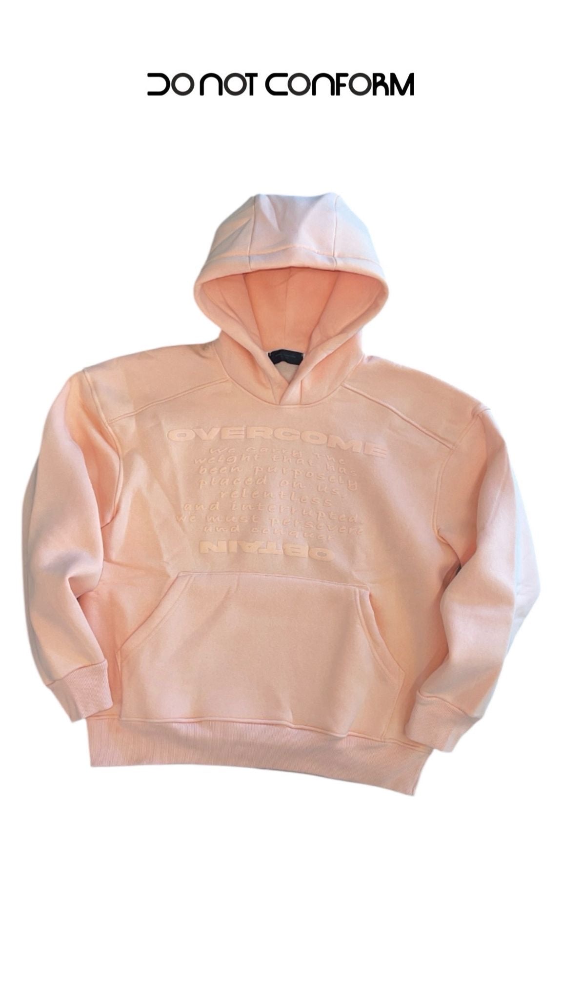 Felpa Pink “Overcome”