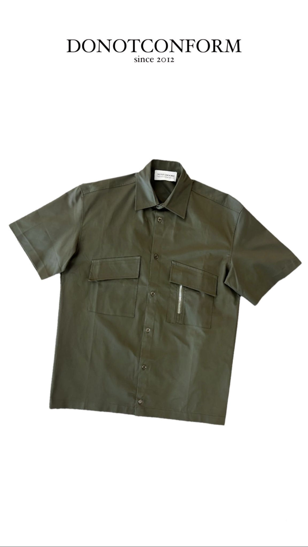 Coordinato DNC Shirt Zip Verde