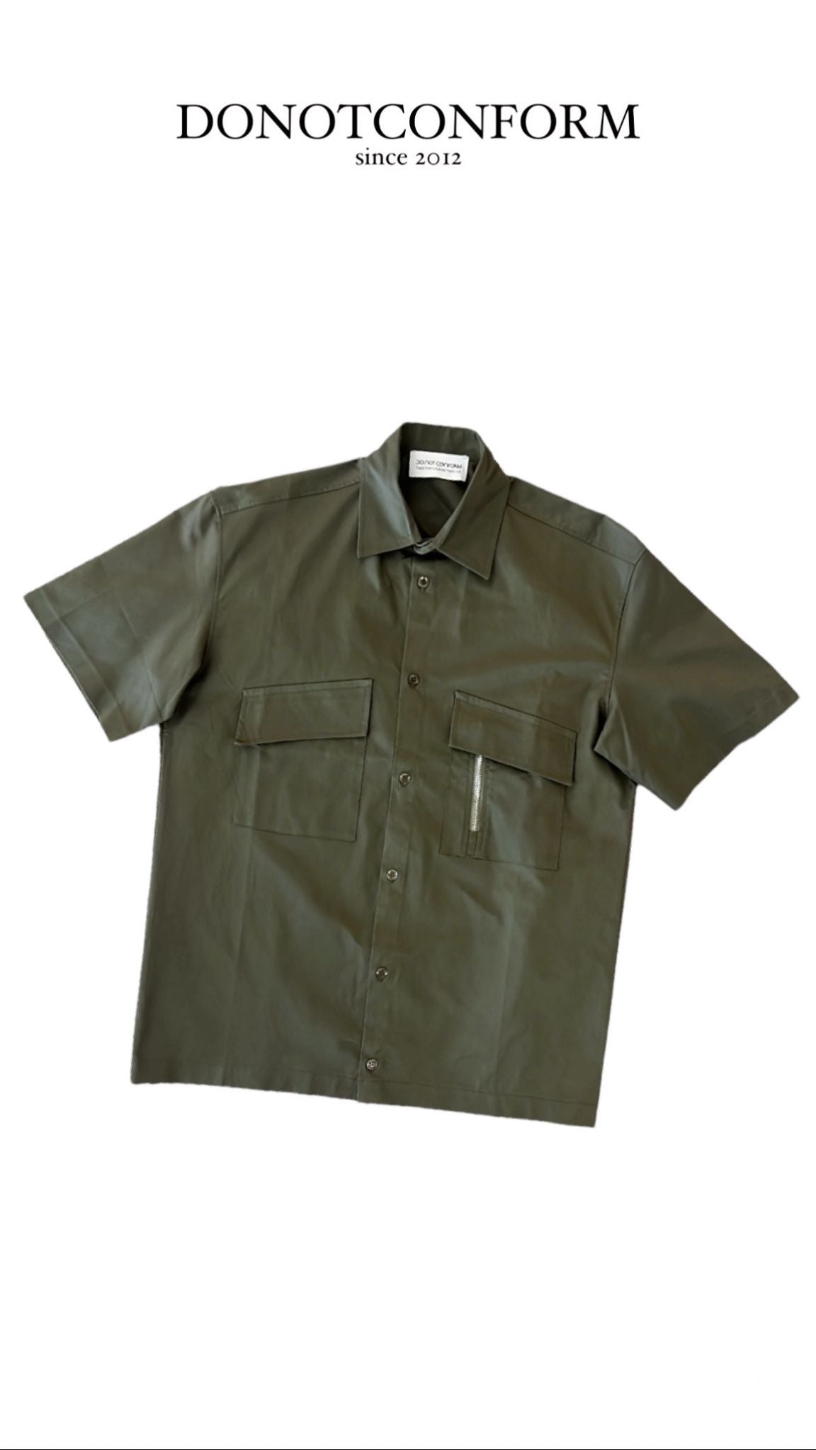 Coordinato DNC Shirt Zip Verde