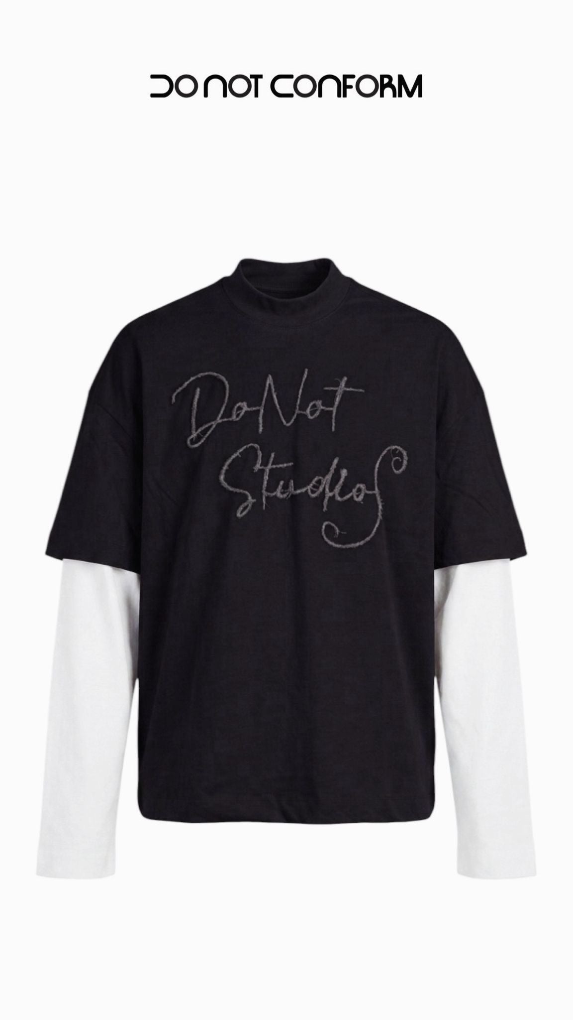 Longsleeve Black Double