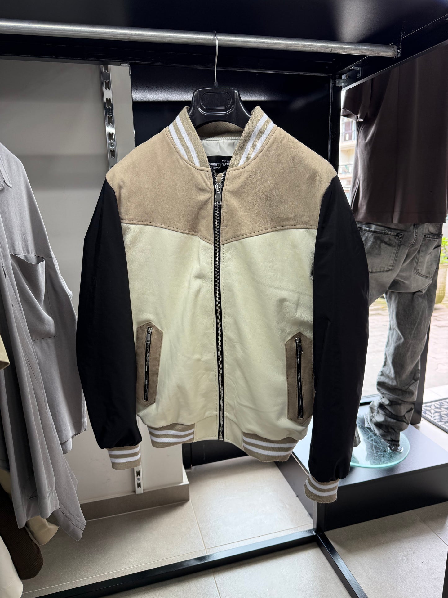 Bomber 3 tessuti